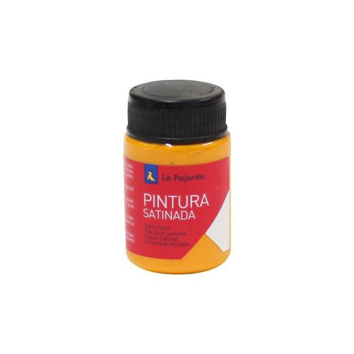 La Pajarita Pintura Témpera Escolar Satinada Naranja Calabaza Bote 35 mL L-31