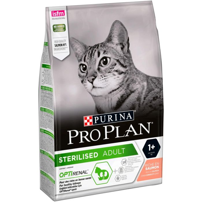 Purina Proplan Alimento para Gatos Esterilizados con Salmón - 3 kg Purina Proplan Alimento para Gatos Esterilizados con Salmón - 3 kg