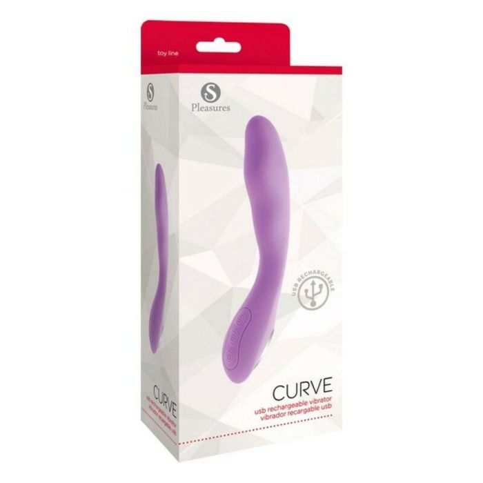 Vibrador Punto G S Pleasures Curve Candy Lila 1 Vibrador Punto G S Pleasures Curve Candy Lila 1