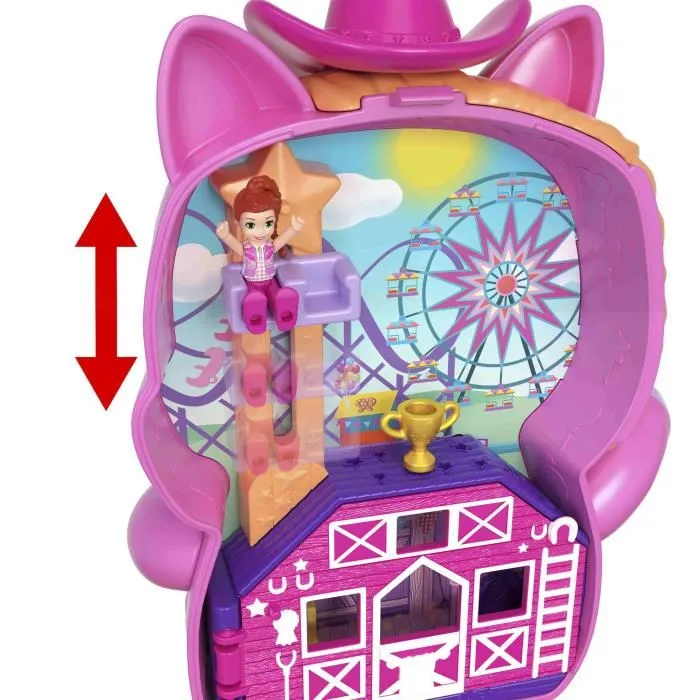 Polly Pocket MATJCR39 Caja de Rodeo de Pony 2