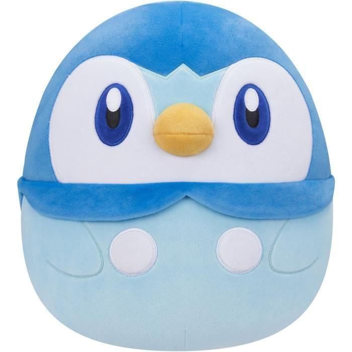 Peluche - BANDAI - Pokémon - Squishmallows 50 cm - Piplup - Peluche grande ultrasuave - JWS00049