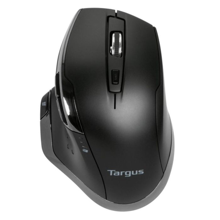 Targus AMW584GL Ratón RF Inalámbrico Mano Derecha Blue Trace 1600 DPI, 7 Botones, Rueda, Negro, Alimentado por Baterías AA