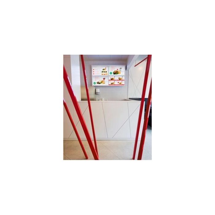 SMS Multi Display Wall, 37'' - 65'', Max load: 100 kg/screen, aluminium/black 2 SMS Multi Display Wall, 37'' - 65'', Max load: 100 kg/screen, aluminium/black 2
