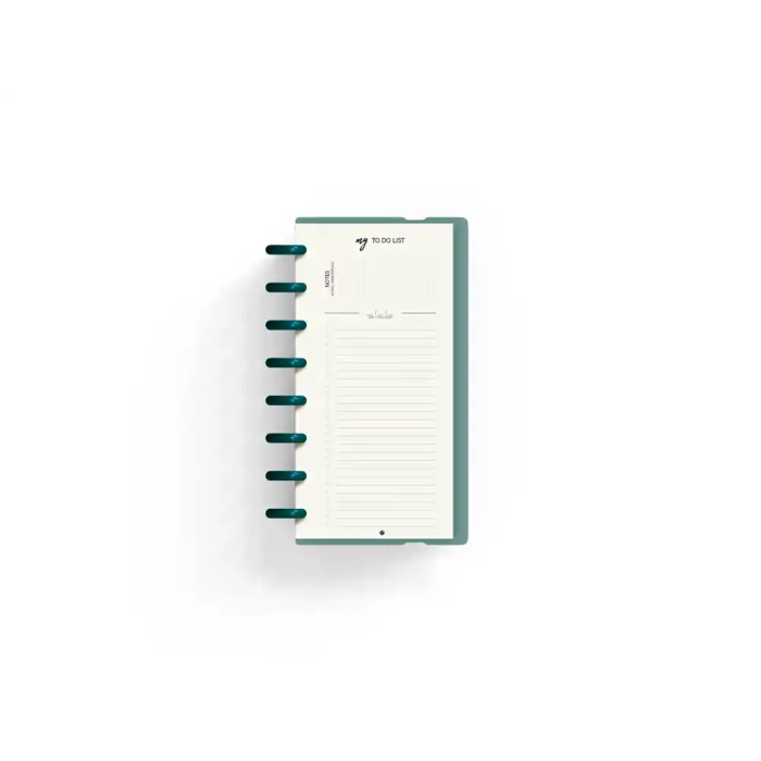 Carchivo Planificador Semanal My Week Turquesa 105x210 mm, 52 Semanas Sin Fecha y Checklist 3