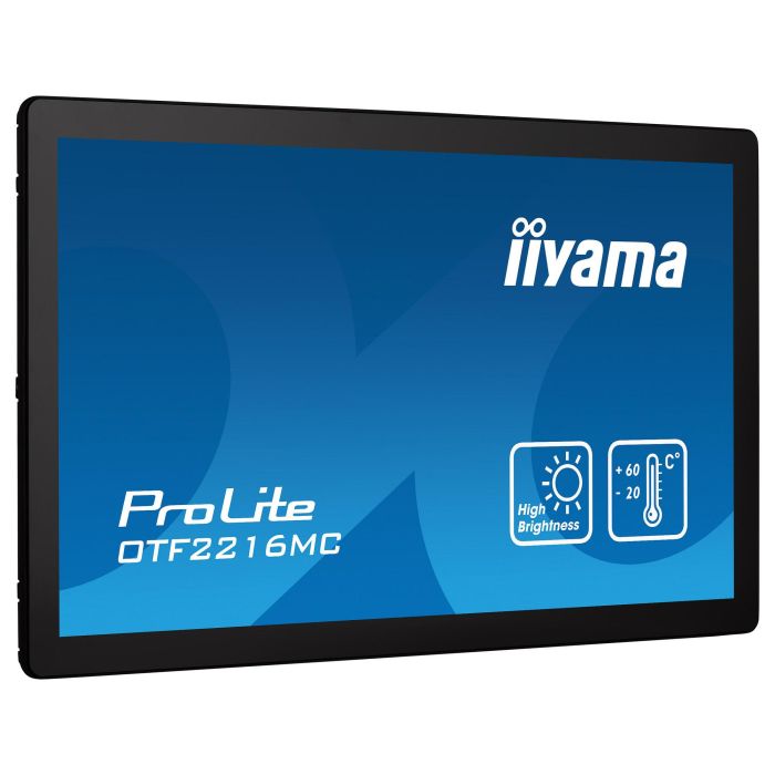 iiyama OTF2216MC-B1 Monitor Táctil 21.5" Full HD 1920x1080 LCD VA M-Touch HDMI DP USB Negro 6