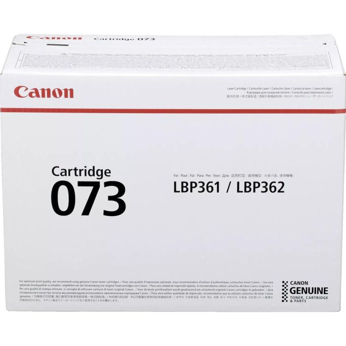 Canon 073 Tóner Negro, 27 000 páginas, original para i-SENSYS LBP361dw 0 Canon 073 Tóner Negro, 27 000 páginas, original para i-SENSYS LBP361dw 0