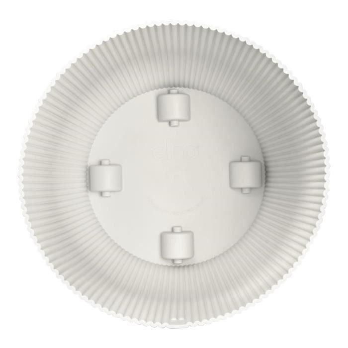 Elho ELH8711904494728 Vibes Fold Macetero Redondo con Ruedas, Interior, Blanco, Ø 35 x H 32 cm, 100% Reciclado 3 Elho ELH8711904494728 Vibes Fold Macetero Redondo con Ruedas, Interior, Blanco, Ø 35 x H 32 cm, 100% Reciclado 3