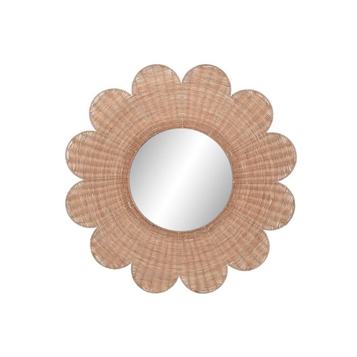 Espejo de pared Home ESPRIT Marrón Natural Tropical 98 x 1 x 98 cm Espejo de pared Home ESPRIT Marrón Natural Tropical 98 x 1 x 98 cm