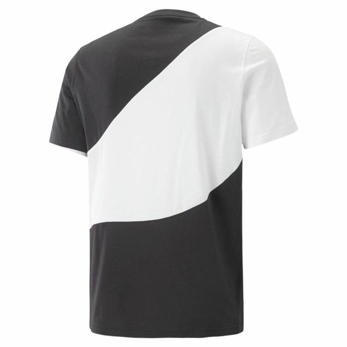 Camiseta de Manga Corta Hombre Puma Powert Blanco Negro S 3