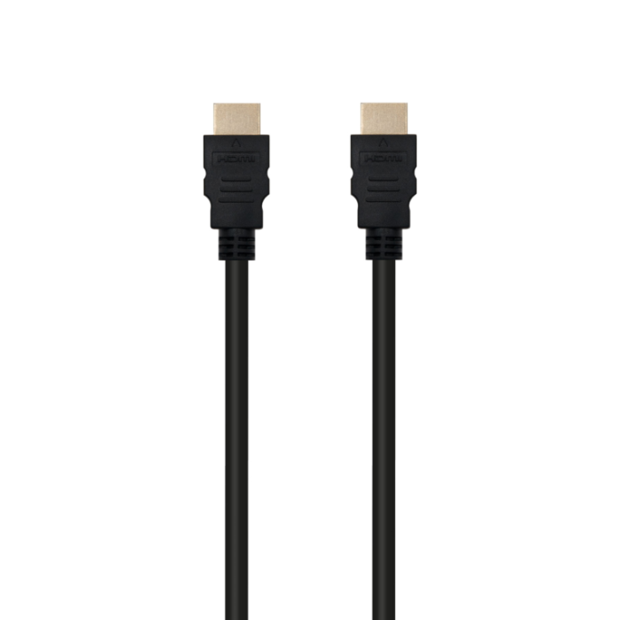 Ewent EC1300 Cable HDMI 1 m HDMI 1.4 Macho-Macho Tipo A con Contactos de Oro, Soporta 3D, ARC, Ethernet, Dolby TrueHD, Negro