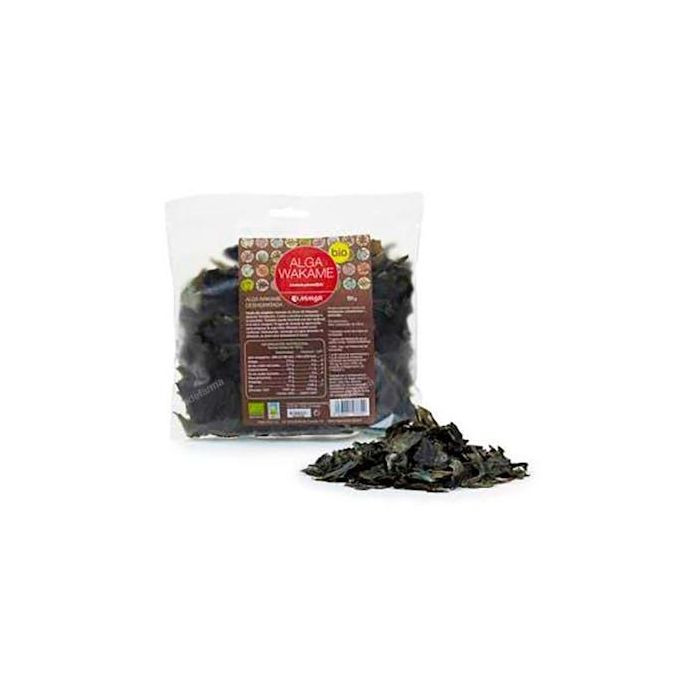MIMASA Alga Wakame deshidratada 50 Gr. Bio para ensaladas o cocinar