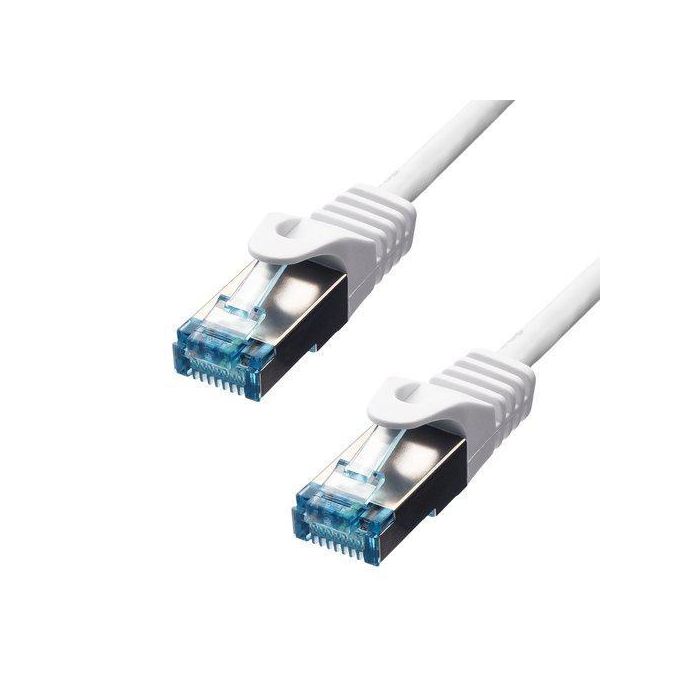 ProXtend Cable Ethernet CAT6A S/FTP 99.9% Cobre LSZH Blanco 7m, Conector 50µ" Oro, PoE+, para Redes de Alta Velocidad 0 ProXtend Cable Ethernet CAT6A S/FTP 99.9% Cobre LSZH Blanco 7m, Conector 50µ" Oro, PoE+, para Redes de Alta Velocidad 0