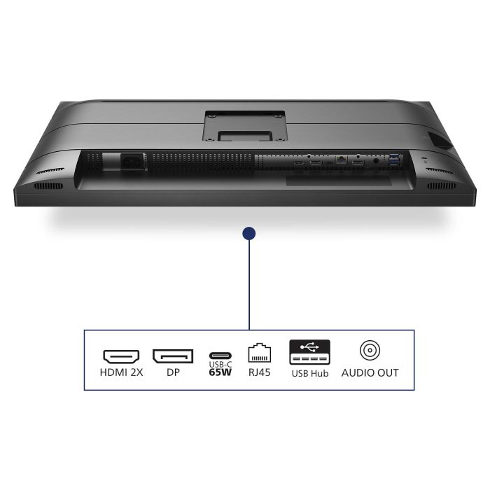 Philips S Line 273S1/00 - Monitor 27" Full HD (68.6 cm) IPS 75 Hz, 4 ms, HDMI, DisplayPort, USB-C con Power Delivery 65W, Altavoces, Negro