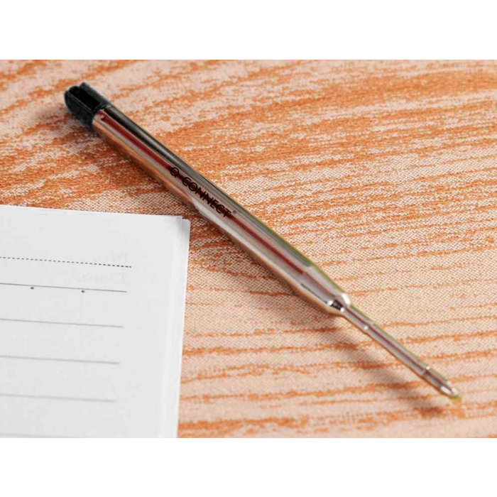 Q-connect Recambio Bolígrafo Negro Tipo Parker 0.7mm Cuerpo Metálico Recargable 4