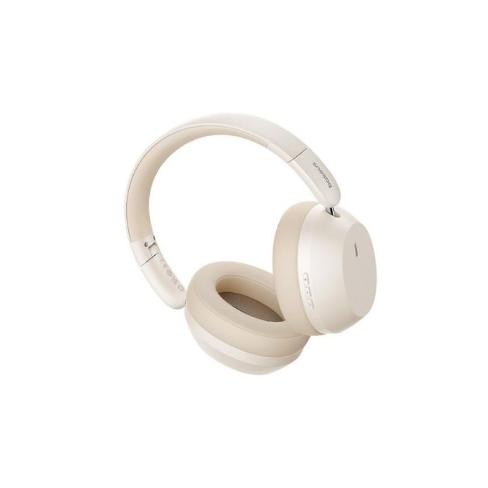 BASEUS BASS 35 MAX Auriculares Inalámbricos y Cable Bluetooth 5.3, 50h, Beige
