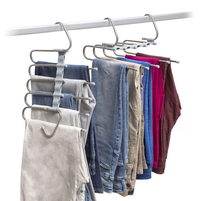 Percha Múltiple para Pantalones 5 en 1 Havser InnovaGoods 4 Percha Múltiple para Pantalones 5 en 1 Havser InnovaGoods 4