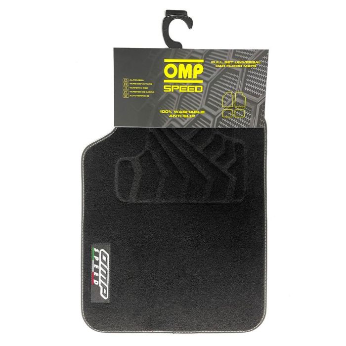Omp Speed Juego De Alfombrillas Para Coche Color Negro 4 Piezas - Alfombrillas Universales OMPS14060001 4