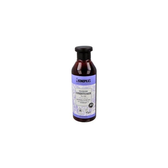 DR. KONOPKA'S Acondicionador Volumen para Cabello Normal y Fino, con Aloe Vera y Lavanda, Certificado Natural y Vegan 280ml