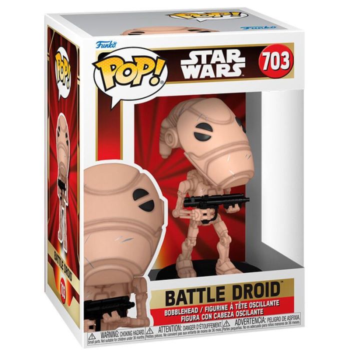 Funko Pop Star Wars Androide de Batalla - Vinilo 9 cm 1 Funko Pop Star Wars Androide de Batalla - Vinilo 9 cm 1