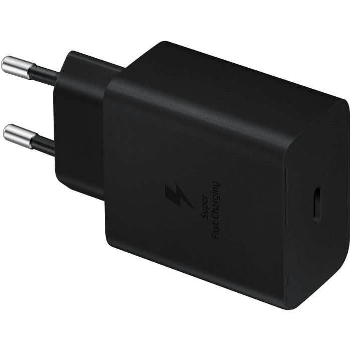 Samsung EP-T4510 Cargador Rápido 45W con Cable USB Tipo C Negro - Suministro de Energía 3.0 0 Samsung EP-T4510 Cargador Rápido 45W con Cable USB Tipo C Negro - Suministro de Energía 3.0 0