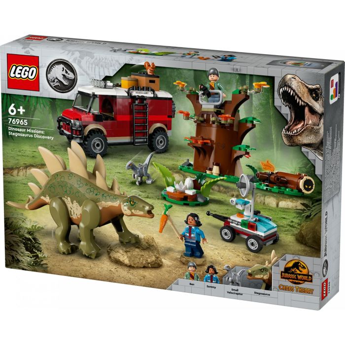 LEGO 76965 Jurassic World Dinosaurios Misiones: Descubrimiento Stegosaurus 10