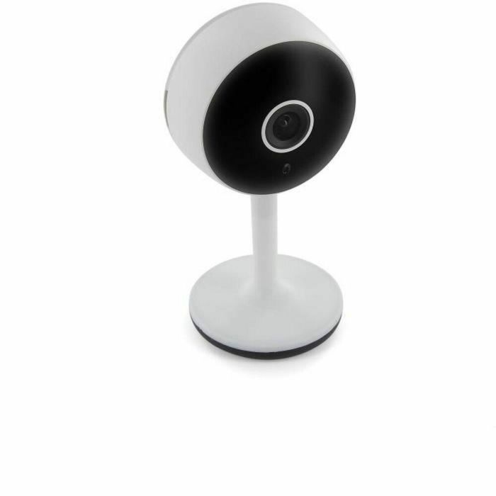 Chacon Cámara de Vigilancia IP Wi-Fi Interior Fija 1080P compatible Google Home y Alexa con Visión Nocturna y Detección de Movimiento