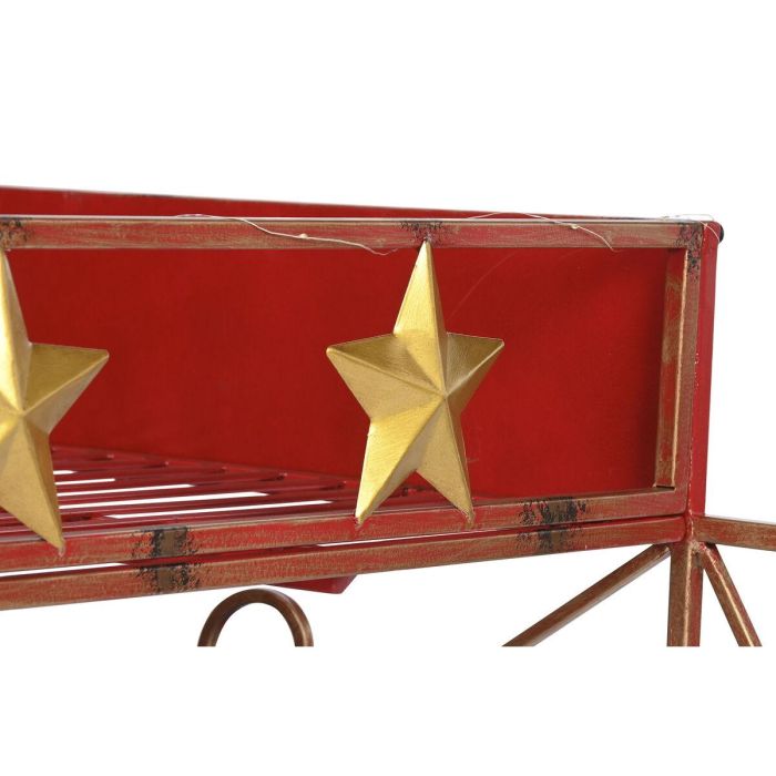 DKD Home Decor Trineo Navidad Tradicional XXL Rojo Dorado 220 x 100 x 110 cm LED Metal 7 DKD Home Decor Trineo Navidad Tradicional XXL Rojo Dorado 220 x 100 x 110 cm LED Metal 7