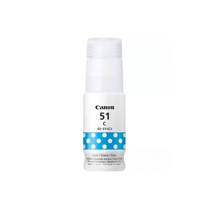 Cartucho Tinta Canon Cian Gi - 51C 70 mL 1 Cartucho Tinta Canon Cian Gi - 51C 70 mL 1