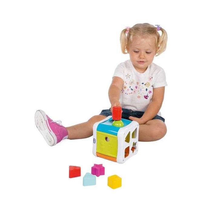 Cubo encajable 2 en 1 con martillo para encajar las bolas 14x14x16 cm 12 Cubo encajable 2 en 1 con martillo para encajar las bolas 14x14x16 cm 12