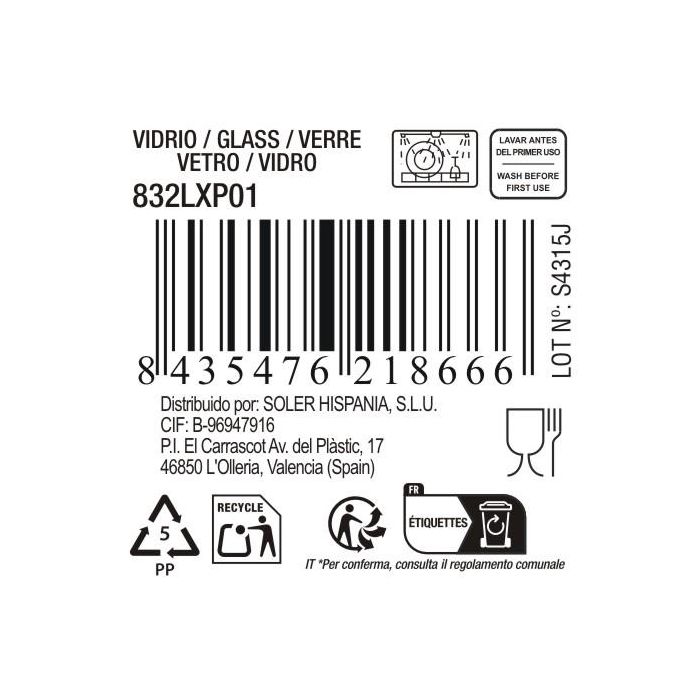 La Mediterranea Vaso Sidari 270 cc Mora - Colección Sidari (48 Unidades) 5