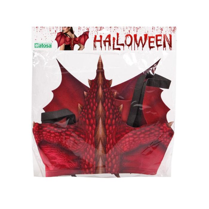 Alas Halloween Rojo Diablesa Mujer Adulto 1