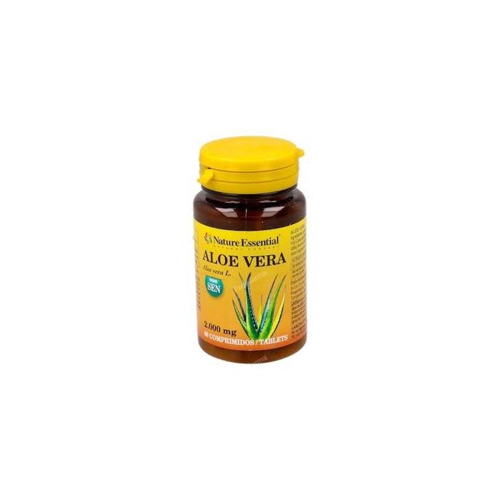 NATURE ESSENTIAL Aloe Vera 2000mg con Sen, extracto seco, 60 comprimidos