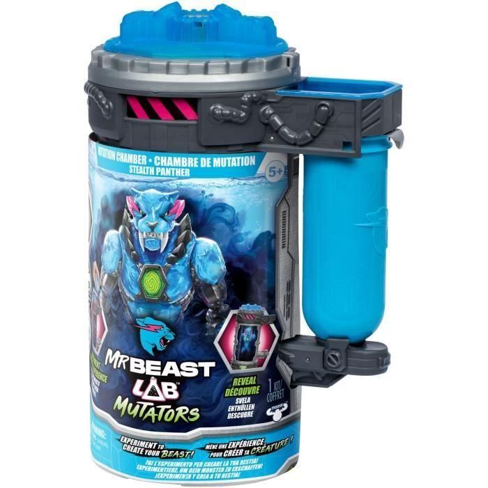 Figura de acción - MRBEAST LAB - Stealth Panther - 13 cm - Cuerpo azul translúcido - 20 puntos de articulación 4 Figura de acción - MRBEAST LAB - Stealth Panther - 13 cm - Cuerpo azul translúcido - 20 puntos de articulación 4