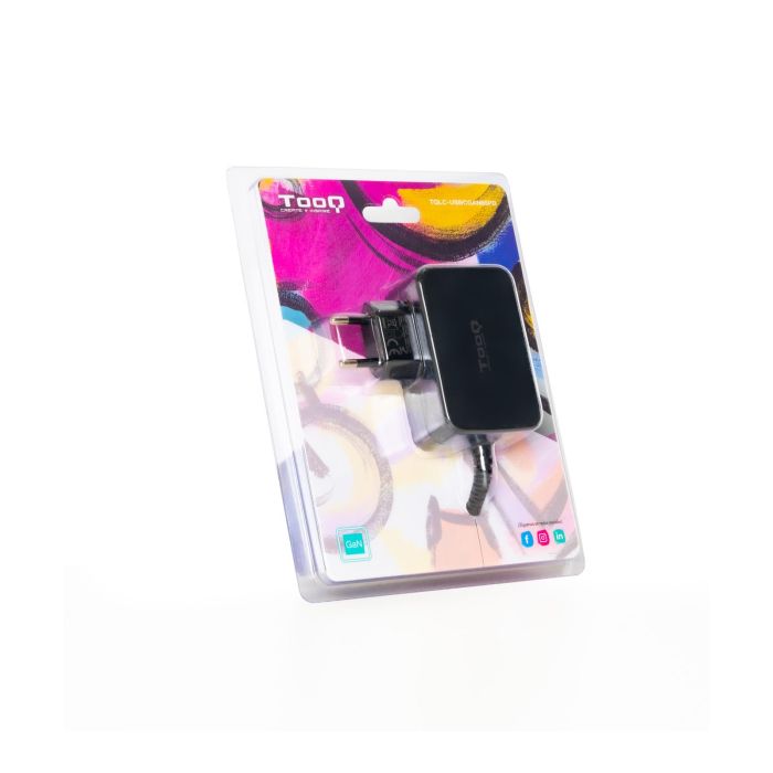 Cargador de Portátil GaN TooQ TQLC-USBCGAN65PD USB Tipo-C/ 65W/ Automático/ Voltaje 5-20V 2 Cargador de Portátil GaN TooQ TQLC-USBCGAN65PD USB Tipo-C/ 65W/ Automático/ Voltaje 5-20V 2