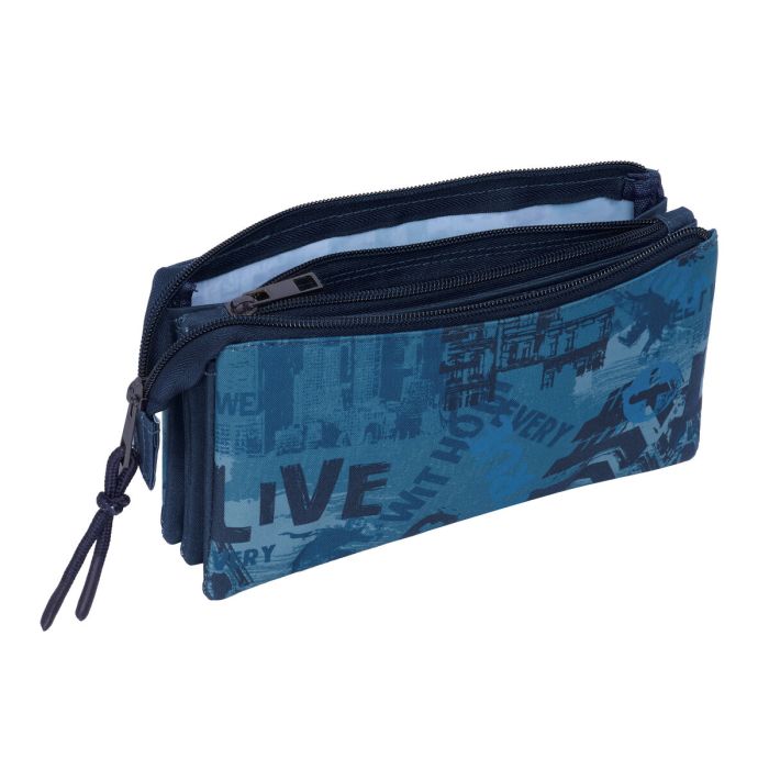 Portatodo Safta New edition Azul marino 22 x 12 x 3 cm 2 Portatodo Safta New edition Azul marino 22 x 12 x 3 cm 2