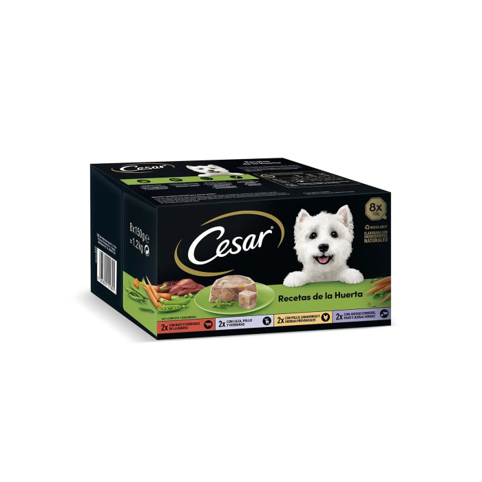 Cesar Multipack Recetas De La Huerta 3x8x150 gr