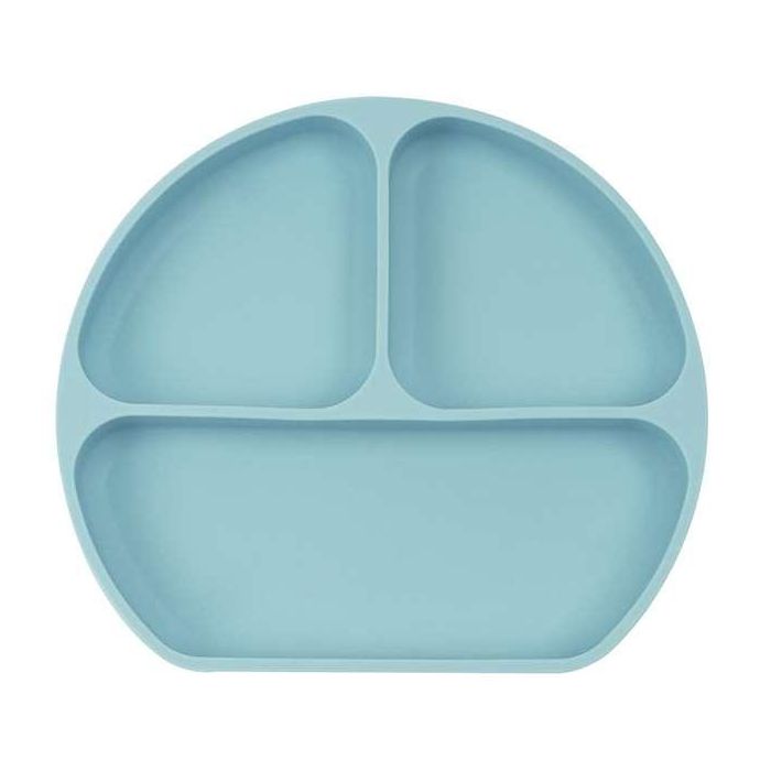 Safta Plato Silicona Con Ventosa "Bear" Blue 4