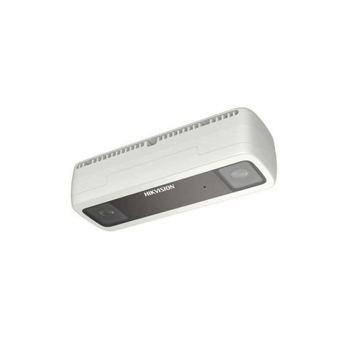 Hikvision Cámara IP Dual 2MP Conteo de Personas Lente 2mm IR6 IP67 12V con Audio y Alarma
