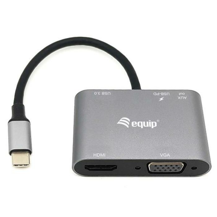 Adaptador USB-C a VGA Equip 133483