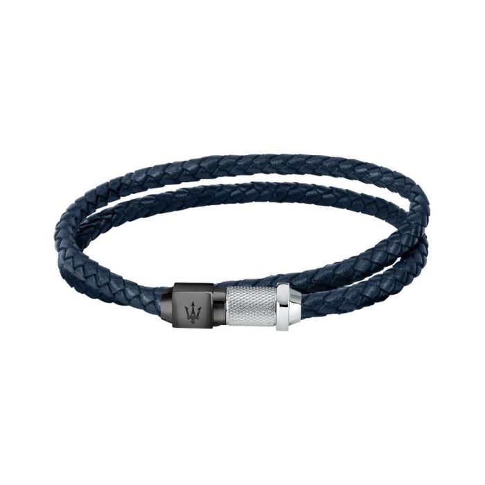 Pulsera Hombre Maserati JM223AVE19 Plata Azul marino