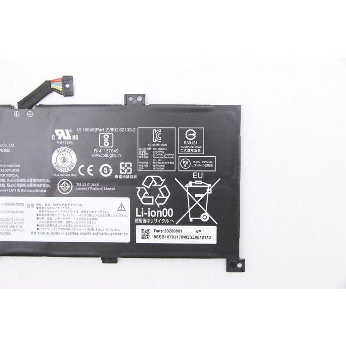 Lenovo Internal lithium-ion battery, 46Wh capacity, 4 cells, designed for Lenovo laptops, SWD interface. 3 Lenovo Internal lithium-ion battery, 46Wh capacity, 4 cells, designed for Lenovo laptops, SWD interface. 3