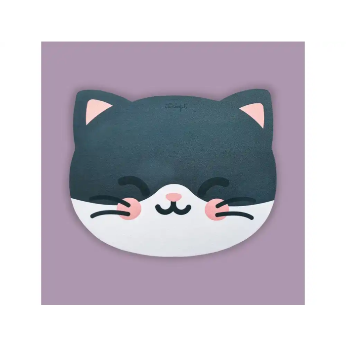 Wondee Alfombrilla para Ratón Mr. Wonderful Forma Gato Antideslizante Control Preciso Cómoda Lavable 4