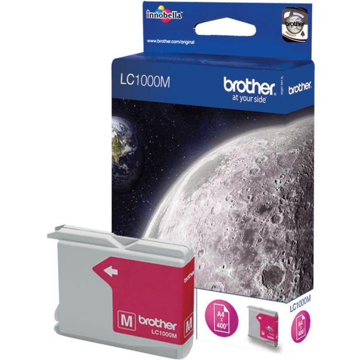 Brother LC-1000M Cartucho de Tinta Ink-jet Original Magenta 0 Brother LC-1000M Cartucho de Tinta Ink-jet Original Magenta 0