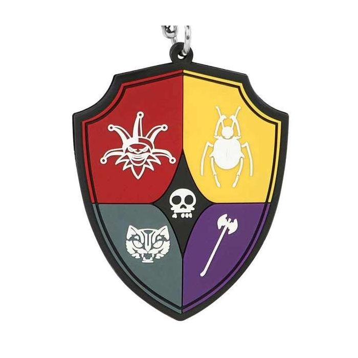 Karactermania Llavero Brand Miércoles Crest PVC Multicolor 5 x0,6 x6 cm 5 Karactermania Llavero Brand Miércoles Crest PVC Multicolor 5 x0,6 x6 cm 5