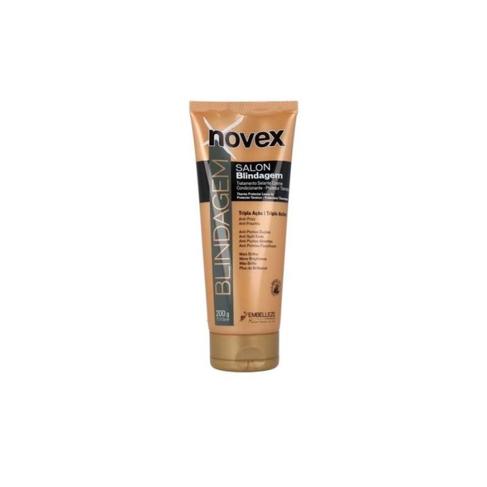 Novex Gold Blindaje Capilar Leave-In 200g - Protector Térmico, Fortalece y Sella Cutículas, Ideal para Todos los Tipos de Cabello Novex Gold Blindaje Capilar Leave-In 200g - Protector Térmico, Fortalece y Sella Cutículas, Ideal para Todos los Tipos de Cabello