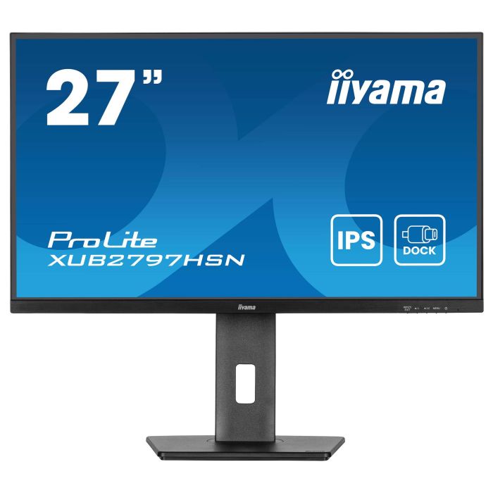 Iiyama XUB2797HSN-B2 Monitor 27" Full HD IPS USB-C, LAN, DP-OUT (Dock), 300 cd/m², 1ms, Mate