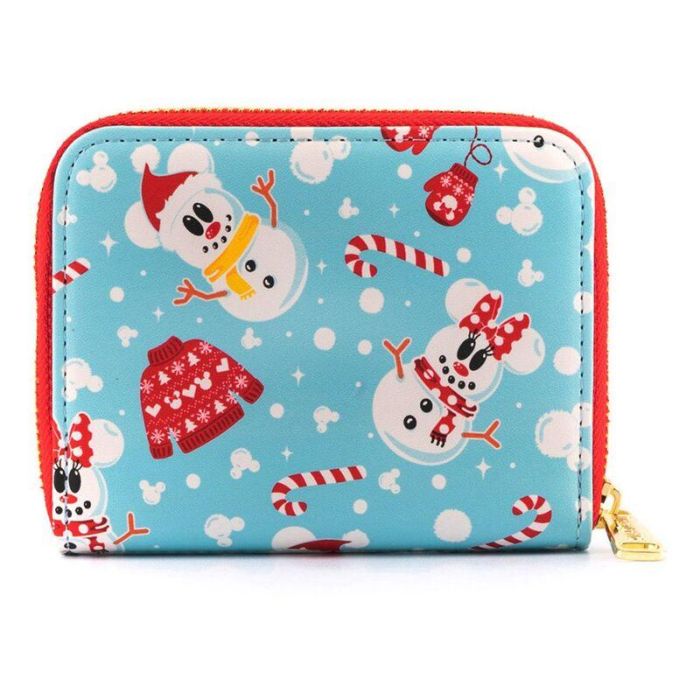 Cartera Mickey Minnie Snowman Disney Loungefly Cartera Mickey Minnie Snowman Disney Loungefly