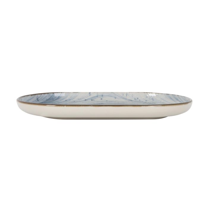 Fuente Ovalada Swirl Nordic Brillo 25x15x2.2 cm - Inde (18 Unidades) 2 Fuente Ovalada Swirl Nordic Brillo 25x15x2.2 cm - Inde (18 Unidades) 2