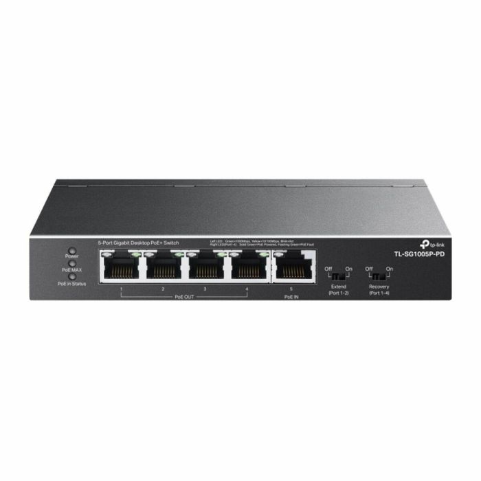 Tp-Link Tl-Sg1005P-Pd Switch 5 Puertos Gigabit Ethernet con PoE