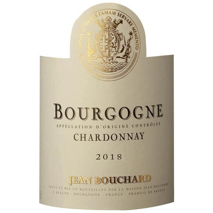 Jean Bouchard 2018 Bourgogne Chardonnay - Vino blanco de Borgoña - Ecológico 1